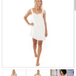 White nightie / dress - Frankie Dress. Ventana